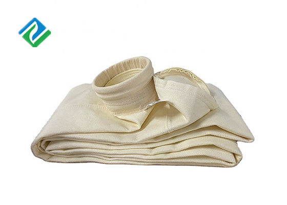 ISO9001 ফাইবারগ্লাস 50 মাইক্রন 550gsm পিপিএস ফিল্টার ব্যাগ